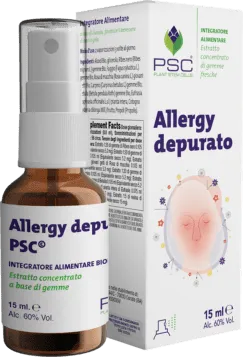 Spray per Allergia Allergy Depurato PSC 15 ml, Forza Vitale. Fitoterapia Embrionale Concentrata