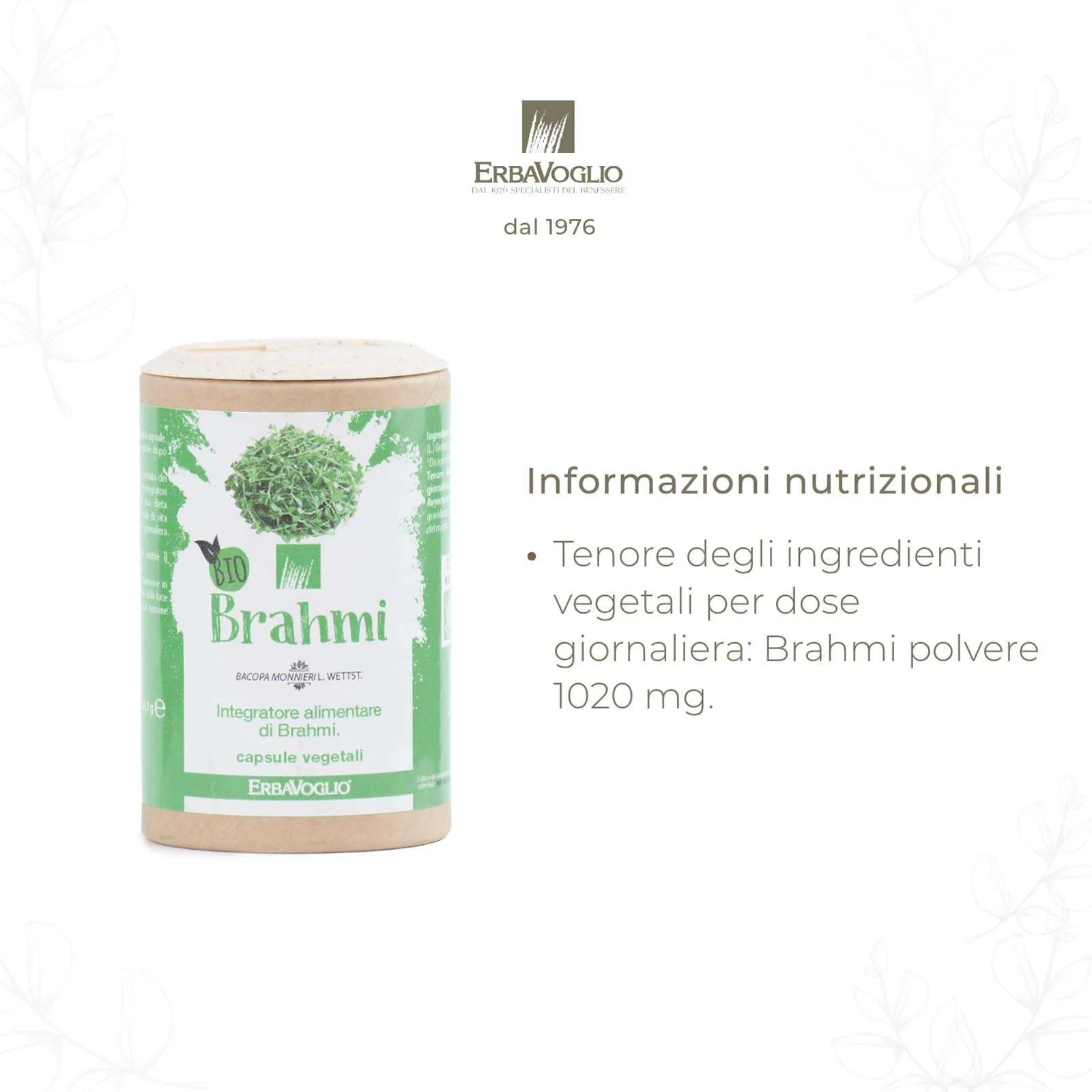 Capsule di Brahmi Bio - immagine 3