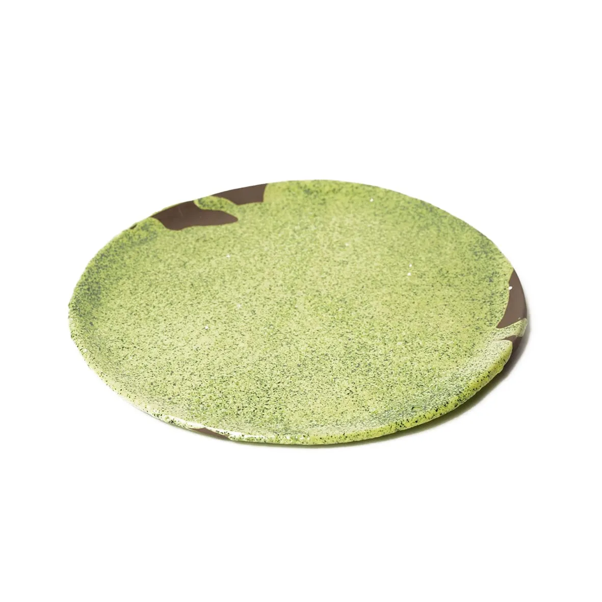 Piatto in ceramica Verde