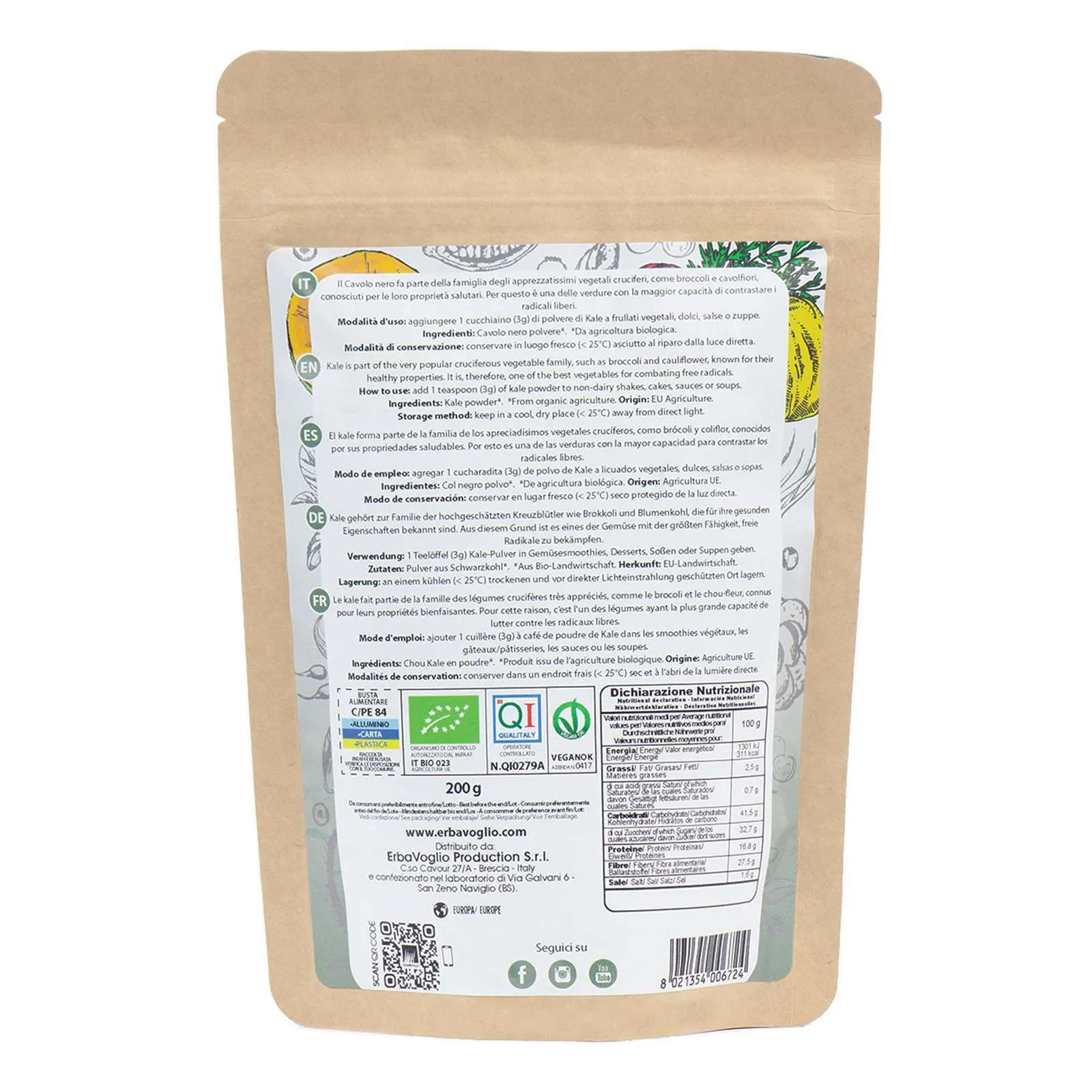 Polvere di Cavolo Nero Bio - immagine 2