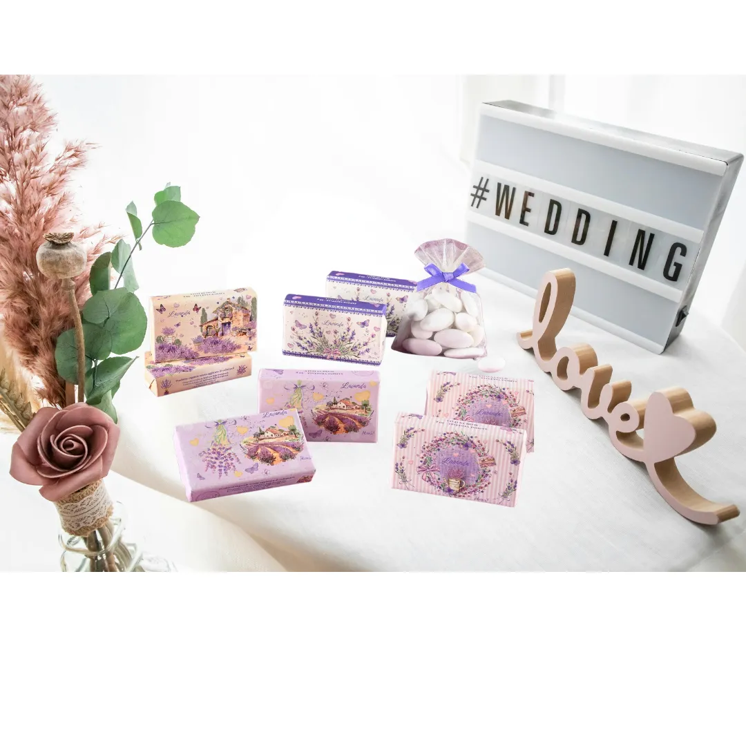 Saponetta vegetale 50gr senza coloranti lavanda 40 pezzi - immagine 2