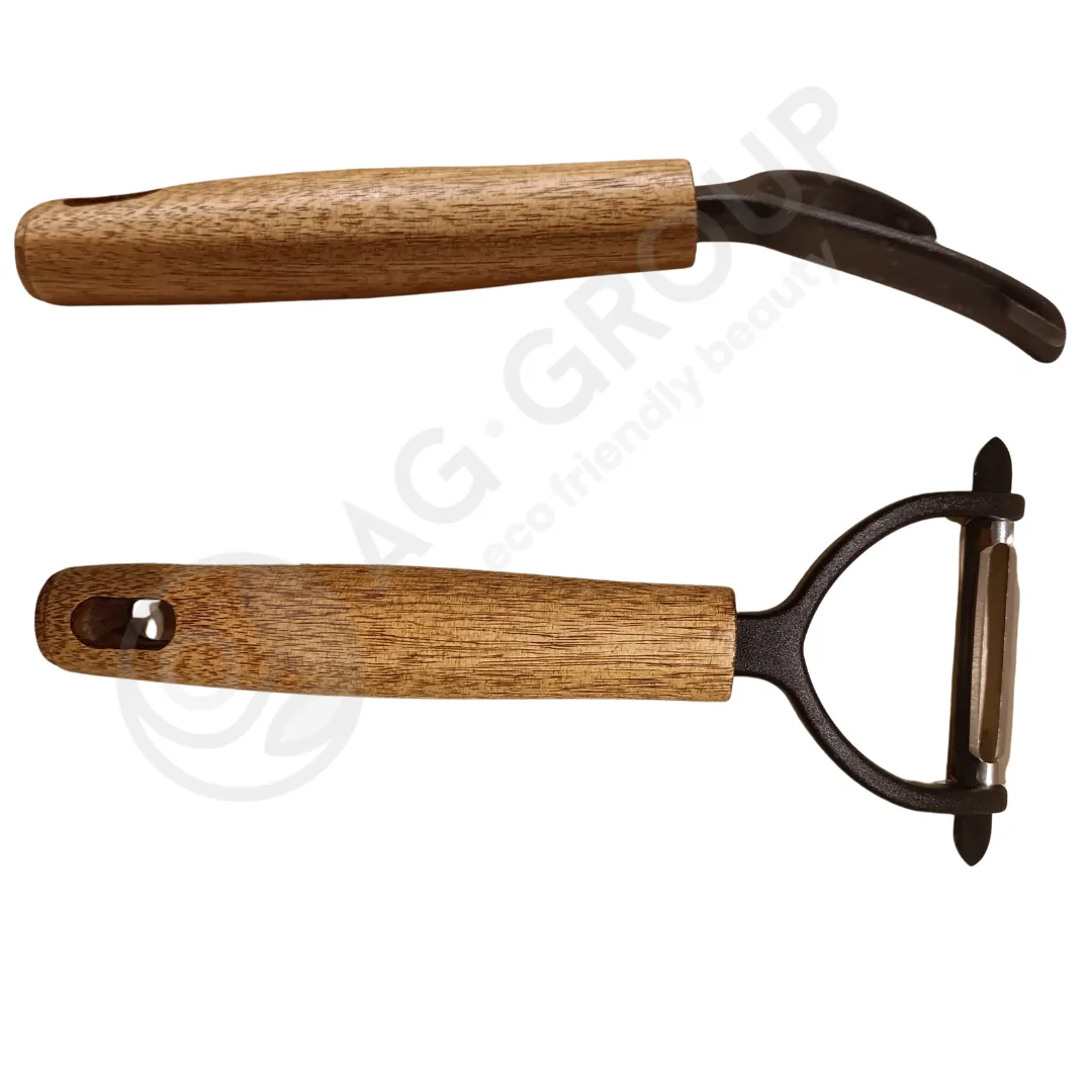 Sbucciatore manuale in legno e acciaio inox