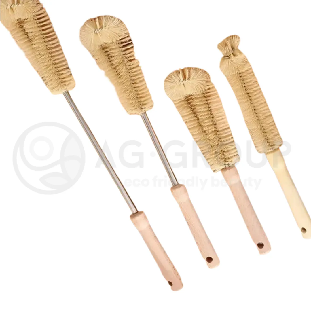 Set spazzole multiuso in legno 4 pezzi - immagine 2
