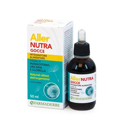 AllerNutra gocce 30 ml, utile per affrontare il periodo delle allergie. Farmaderbe