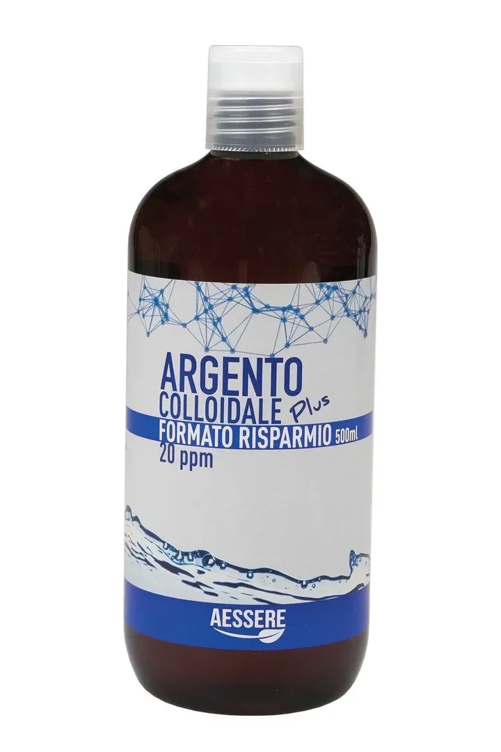 Argento Colloidale Formato Risparmio 500 ml. Aessere