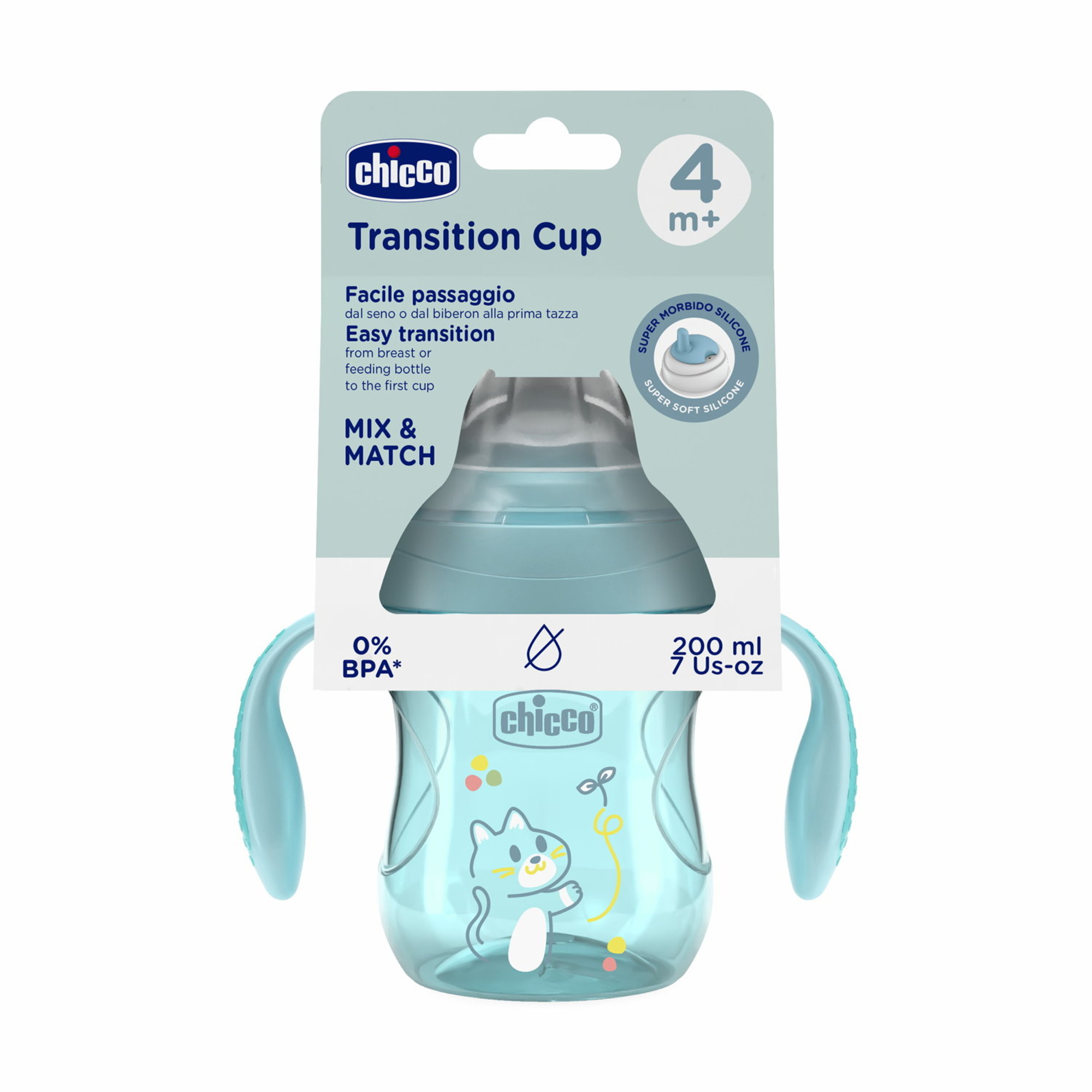 Tazza transition 4m+ azzurra – chicco - immagine 4