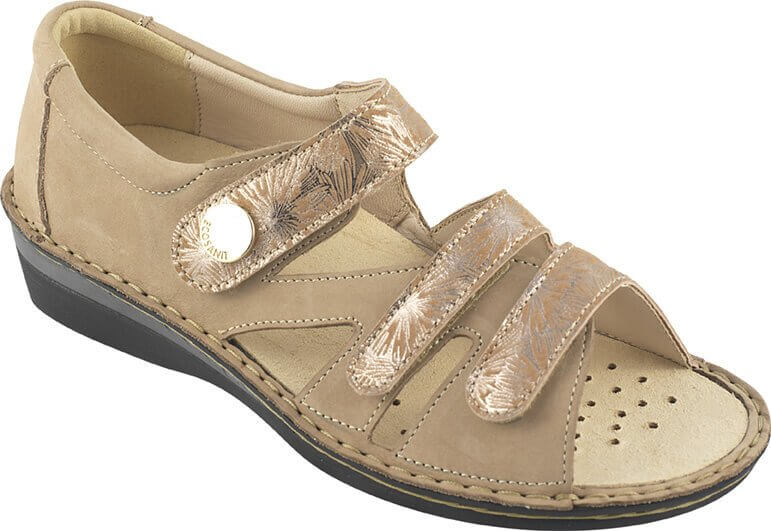 Sandali da donna in nabuk Ecosanit Ecuador