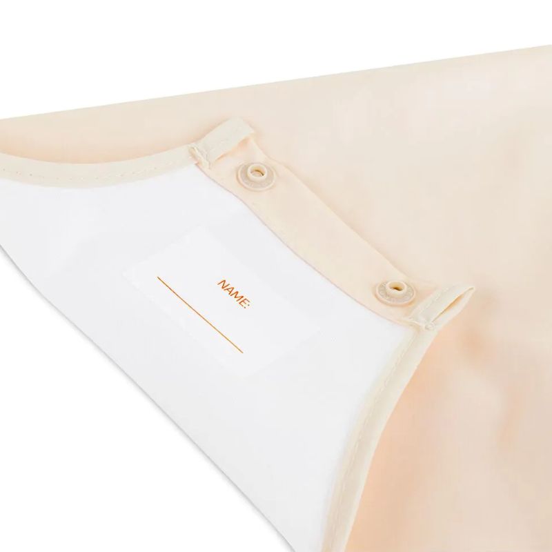 Miniland Bavaglino Impermeabile con Maniche e Tasca Soft Biby Jungle - immagine 3